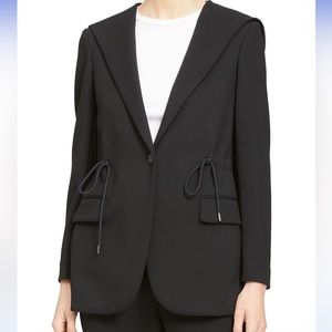 Theory Hooded Drape Blazer